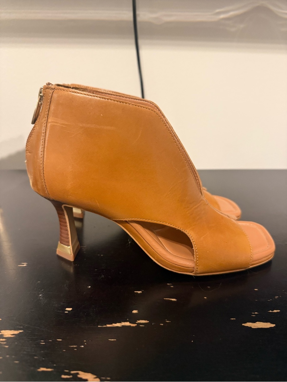 Vince Camuto Jesilia Open Toe
Bootie (Women) Size 8M LIGHT COGNAC - Picture 2 of 9
